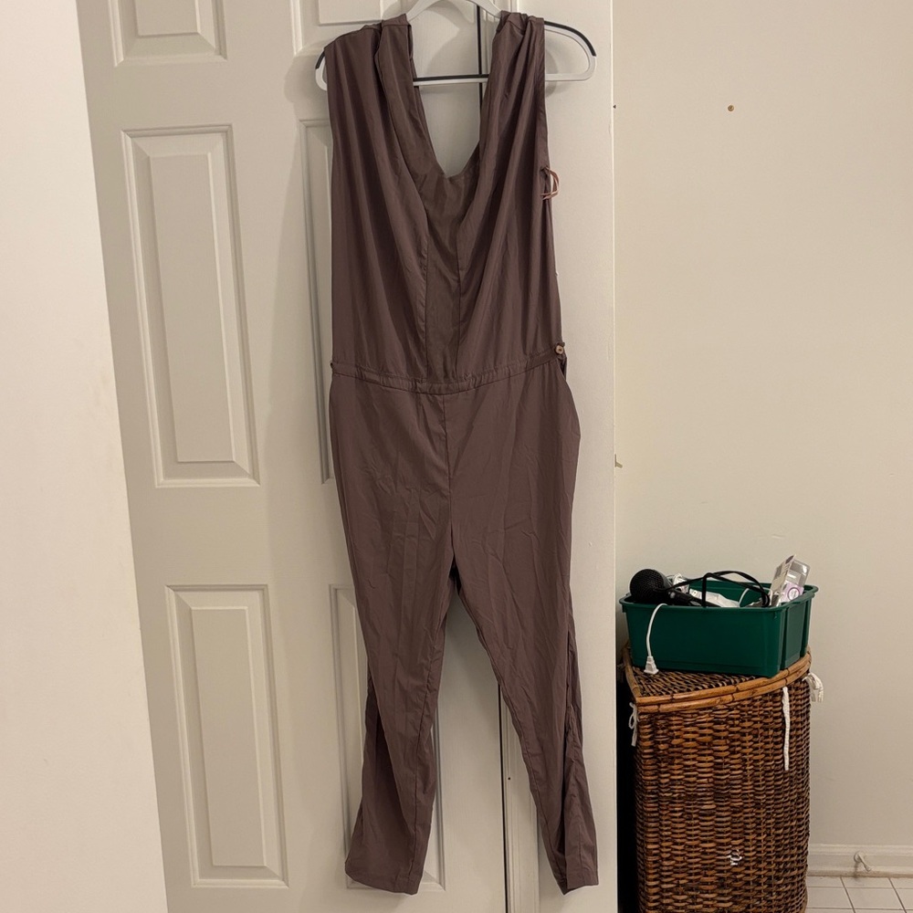 Chic Taupe Jumpsuit